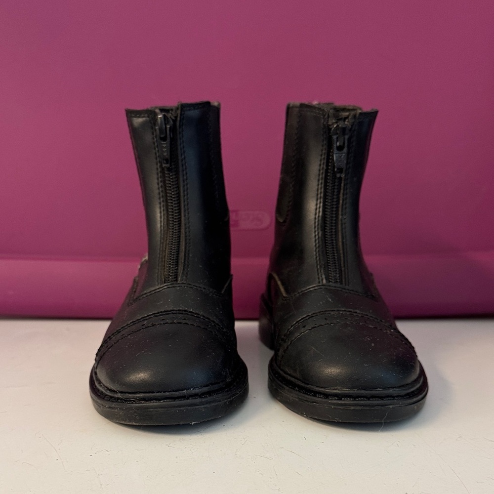 TuffRider Kids equestrian front zip paddock boots size 13 horse riding boots